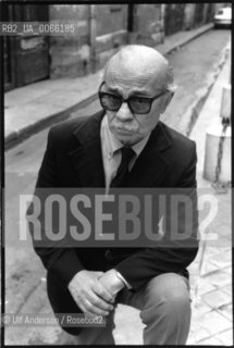 Argentinian writer Ernesto Sabato. Paris, June 20, 1983 - ©Ulf Andersen/Rosebud2