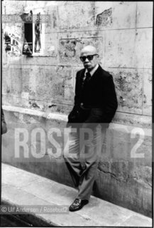 Argentinian writer Ernesto Sabato. Paris, June 20, 1983 - ©Ulf Andersen/Rosebud2