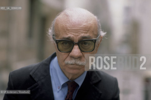 Argentinian writer Ernesto Sabato. Paris, June 20, 1983 - ©Ulf Andersen/Rosebud2