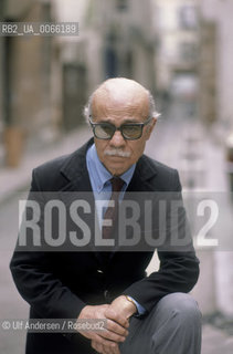 Argentinian writer Ernesto Sabato. Paris, June 20, 1983 - ©Ulf Andersen/Rosebud2