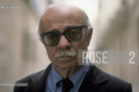 Argentinian writer Ernesto Sabato. Paris, June 20, 1983 - ©Ulf Andersen/Rosebud2