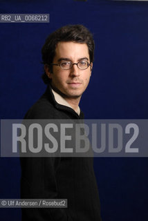 American writer Jonathan Safran Foer. Paris, December 14, 2010 - ©Ulf Andersen/Rosebud2