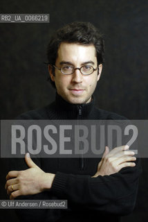 American writer Jonathan Safran Foer. Paris, December 14, 2010 - ©Ulf Andersen/Rosebud2