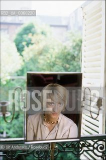 Francoise Sagan, French writer at home. Paris, May 19, 1981 - ©Ulf Andersen/Rosebud2