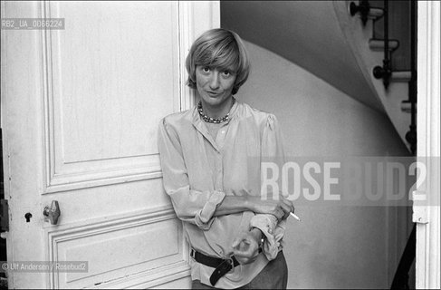 French writer Francoise Sagan at home. Paris, May 19, 1981 - ©Ulf Andersen/Rosebud2