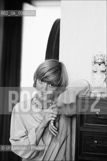 French writer Francoise Sagan at home. Paris, May 19, 1981 - ©Ulf Andersen/Rosebud2