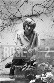 French writer Francoise Sagan at home. Paris, May 19, 1981 - ©Ulf Andersen/Rosebud2