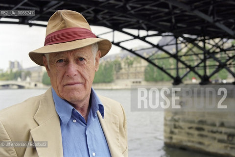 American writer James Salter. Paris, January 10, 1999 - ©Ulf Andersen/Rosebud2