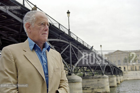 American writer James Salter. Paris, January 10, 1999 - ©Ulf Andersen/Rosebud2