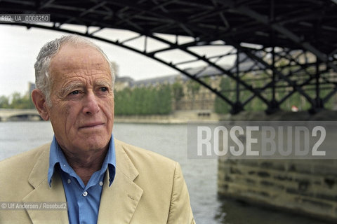 American writer James Salter. Paris, January 10, 1999 - ©Ulf Andersen/Rosebud2