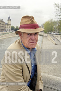 American writer James Salter. Paris, January 10, 1999 - ©Ulf Andersen/Rosebud2