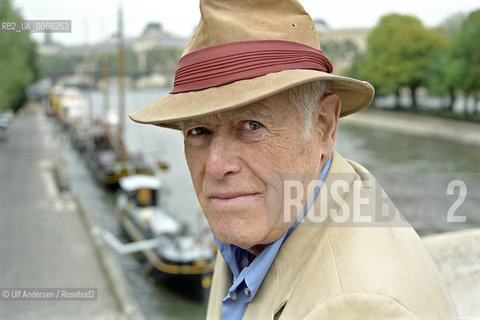 American writer James Salter. Paris, January 10, 1999 - ©Ulf Andersen/Rosebud2