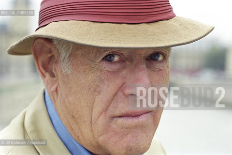 American writer James Salter. Paris, January 10, 1999 - ©Ulf Andersen/Rosebud2