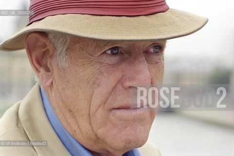 American writer James Salter. Paris, January 10, 1999 - ©Ulf Andersen/Rosebud2