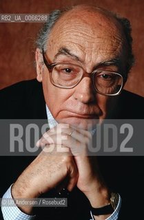 Portuguese writer Jose Saramago (1922-2010). Paris, February 3, 1997 - ©Ulf Andersen/Rosebud2