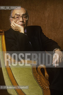 Portuguese writer Jose Saramago (1922-2010). Paris, February 3, 1997 - ©Ulf Andersen/Rosebud2