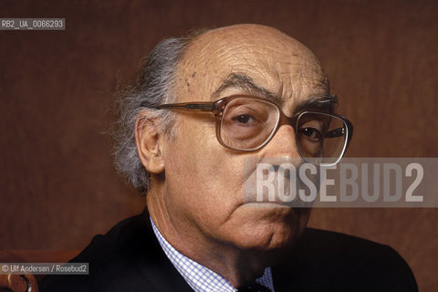 Portuguese writer Jose Saramago (1922-2010). Paris, February 3, 1997 - ©Ulf Andersen/Rosebud2