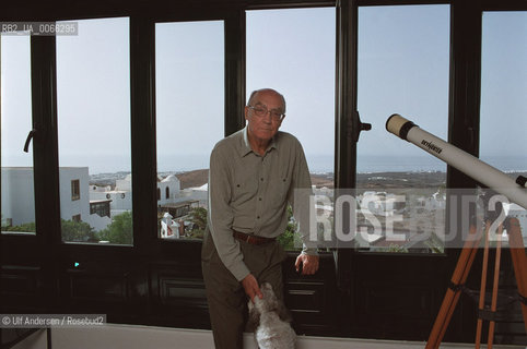 Portuguese writer Jose Saramago (1922-2010). Lanzarote, September 24, 2002 - ©Ulf Andersen/Rosebud2