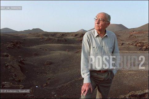 Portuguese writer Jose Saramago (1922-2010). Lanzarote, September 24, 2002 - ©Ulf Andersen/Rosebud2