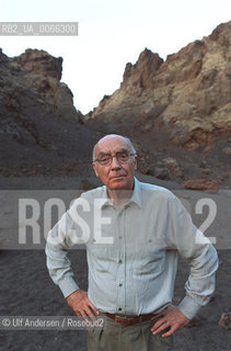 Portuguese writer Jose Saramago (1922-2010). Lanzarote, September 24, 2002 - ©Ulf Andersen/Rosebud2