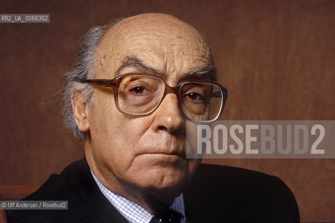 Portuguese writer Jose Saramago (1922-2010). Paris, February 3, 1997 - ©Ulf Andersen/Rosebud2