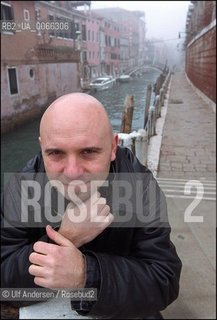 Italian writer Tiziano Scarpa. Venice, January 27, 2001 - ©Ulf Andersen/Rosebud2