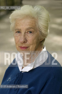 Eva Schloss, English writer, holocaust survivor, Anne Franks step sister. Paris, June 19, 2009 - ©Ulf Andersen/Rosebud2