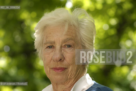 Eva Schloss, English writer, holocaust survivor, Anne Franks step sister. Paris, June 19, 2009 - ©Ulf Andersen/Rosebud2