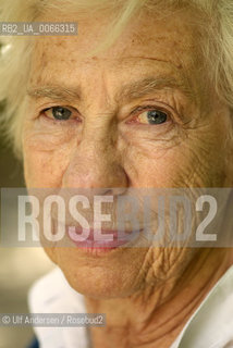 Eva Schloss, English writer, holocaust survivor, Anne Franks step sister. Paris, June 19, 2009 - ©Ulf Andersen/Rosebud2