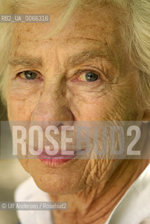 Eva Schloss, English writer, holocaust survivor, Anne Franks step sister. Paris, June 19, 2009 - ©Ulf Andersen/Rosebud2