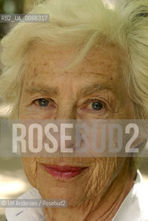 Eva Schloss, English writer, holocaust survivor, Anne Franks step sister. Paris, June 19, 2009 - ©Ulf Andersen/Rosebud2