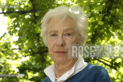 Eva Schloss, English writer, holocaust survivor, Anne Franks step sister. Paris, June 19, 2009 - ©Ulf Andersen/Rosebud2