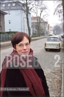 German writer Katrin Schmidt. Berlin, January 19, 2001 - ©Ulf Andersen/Rosebud2