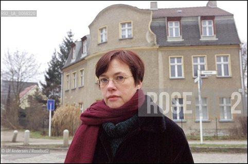 German writer Katrin Schmidt. Berlin, January 19, 2001 - ©Ulf Andersen/Rosebud2