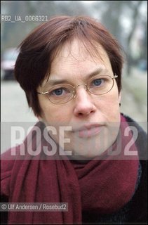 German writer Katrin Schmidt. Berlin, January 19, 2001 - ©Ulf Andersen/Rosebud2