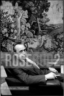 Italian writer Leonardo Sciascia (1921-1989 ). Paris, November 30, 1978 - ©Ulf Andersen/Rosebud2