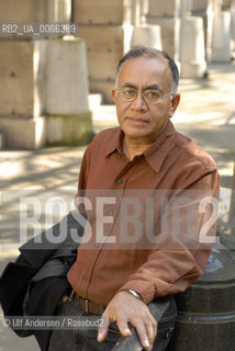 Indian writer Allan Sealy. Paris March 28, 2007 - ©Ulf Andersen/Rosebud2