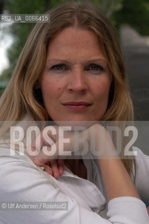 Norwegian journalist and writer Asne Seierstad. Paris, April 28, 2003 - ©Ulf Andersen/Rosebud2