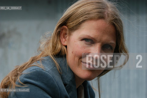 Norwegian journalist and writer Asne Seierstad. Paris, April 28, 2003 - ©Ulf Andersen/Rosebud2