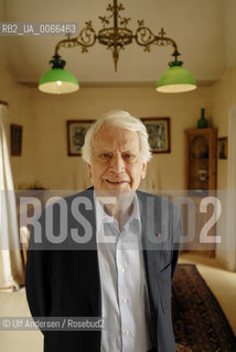 Spanish writer Jorge Semprun, at home. Paris, October 3, 2007 - ©Ulf Andersen/Rosebud2