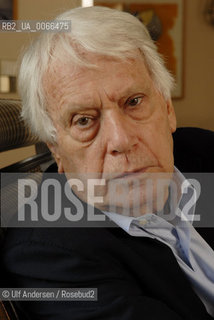 Spanish writer Jorge Semprun, at home. Paris, October 3, 2007 - ©Ulf Andersen/Rosebud2