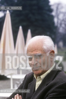 French philosopher Michel Serres. Evian, March 12, 1996 - ©Ulf Andersen/Rosebud2