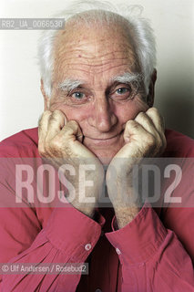 French philosopher Michel Serres. Paris, September 26, 2001 - ©Ulf Andersen/Rosebud2