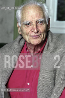 French philosopher Michel Serres. Paris, September 26, 2001 - ©Ulf Andersen/Rosebud2