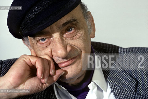 Israeli writer David Shahar. Paris december 13, 1989 - ©Ulf Andersen/Rosebud2