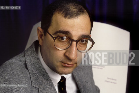 Lebanese writer Anton Shammas. Paris, September 24, 1992 - ©Ulf Andersen/Rosebud2