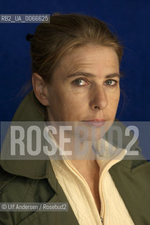 American writer Lionel Shriver. Paris september 27, 2008 - ©Ulf Andersen/Rosebud2