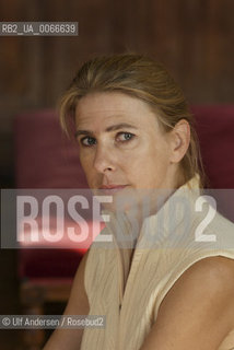 American writer Lionel Shriver. Paris september 27, 2008 - ©Ulf Andersen/Rosebud2