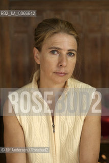 American writer Lionel Shriver. Paris september 27, 2008 - ©Ulf Andersen/Rosebud2