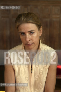 American writer Lionel Shriver. Paris september 27, 2008 - ©Ulf Andersen/Rosebud2